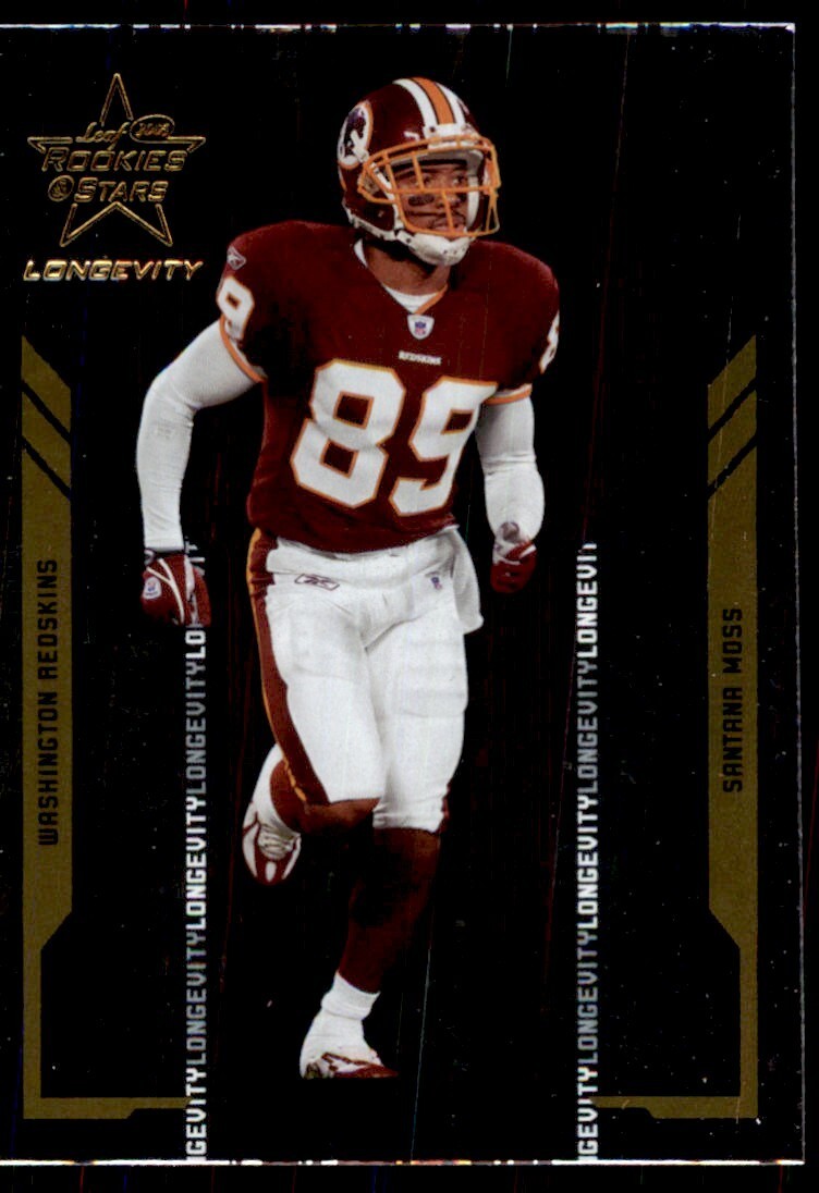2005 Donruss Rookies & Stars Santana Moss Football Cards #96
