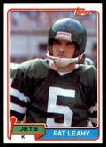 1981 TOPPS PAT LEAHY* NEW YORK JETS #177