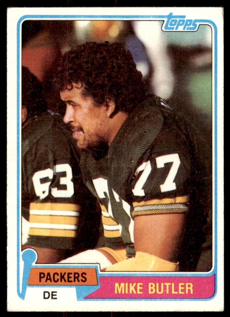 1981 TOPPS* MIKE BUTLER. GREEN BAY PACKERS #83
