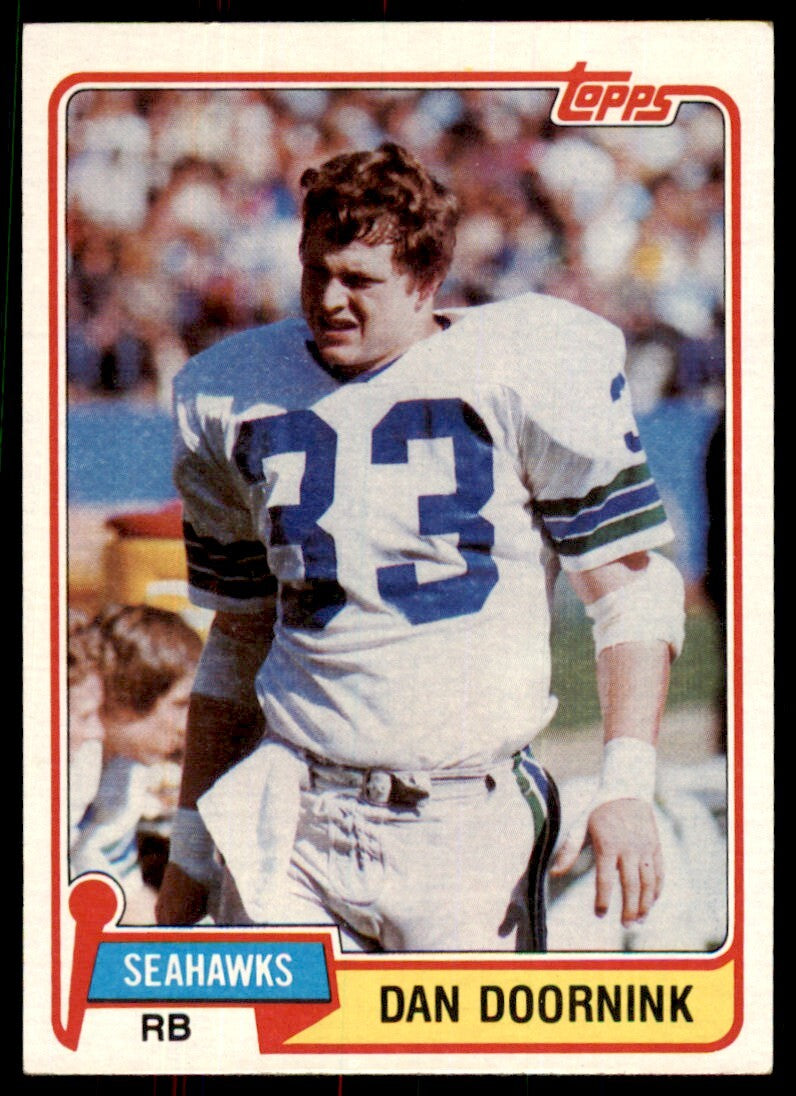 1981 TOPPS* DAN DOORNINK. SEATTLE SEAHAWKS #48