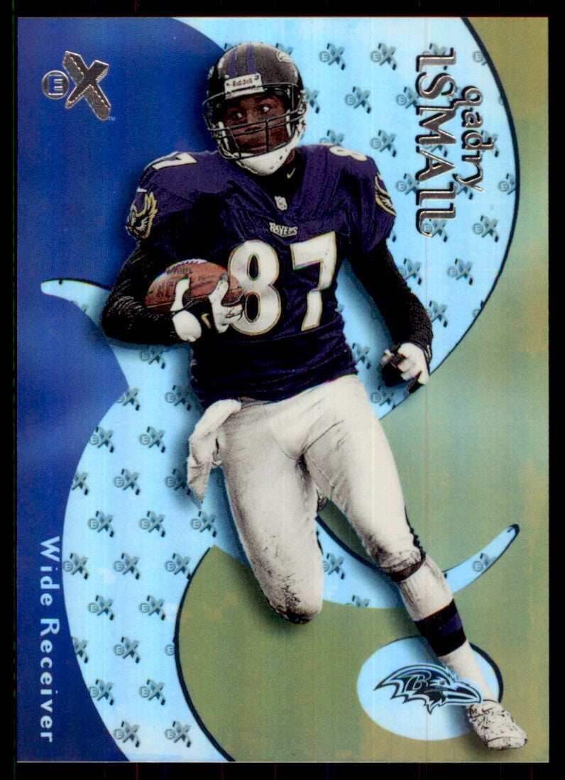 2000 Fleer E-X Qadry Ismail Football Cards #49