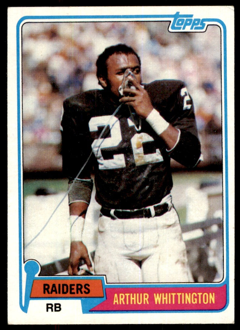 1981 Topps* Arthur Whittington Oakland Raiders #161