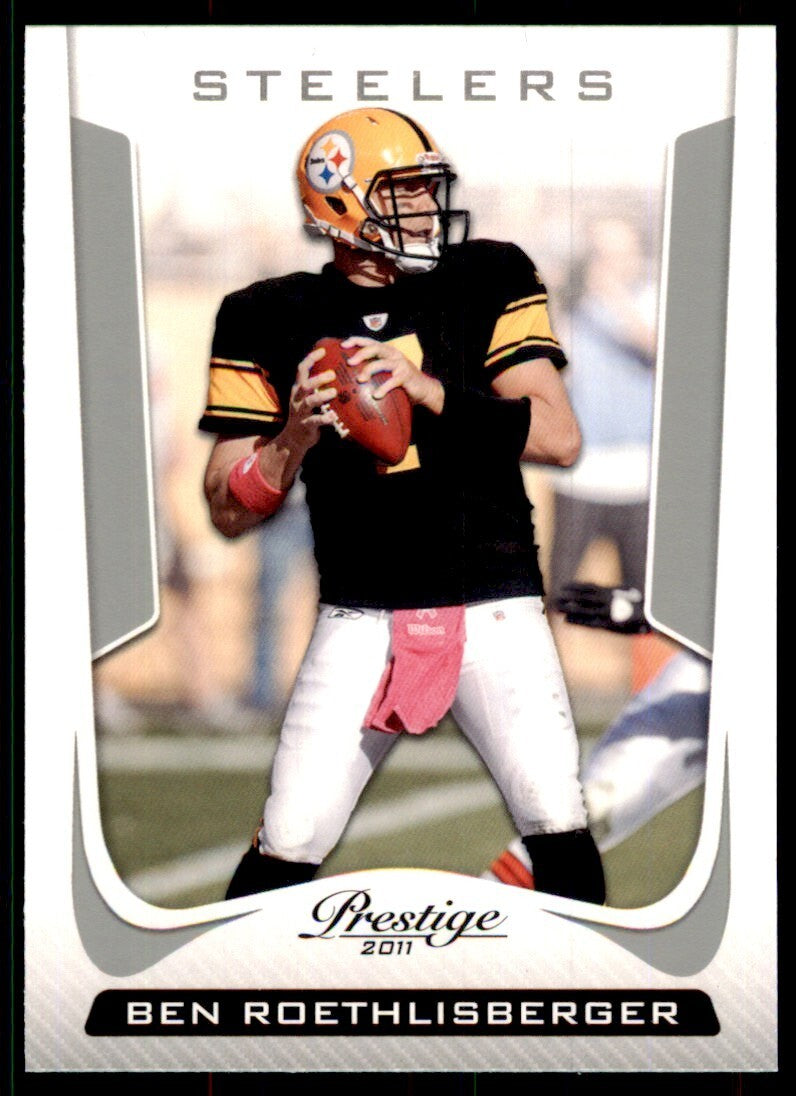 2011 Panini Prestige. Ben Roethlisberger Football Cards #154