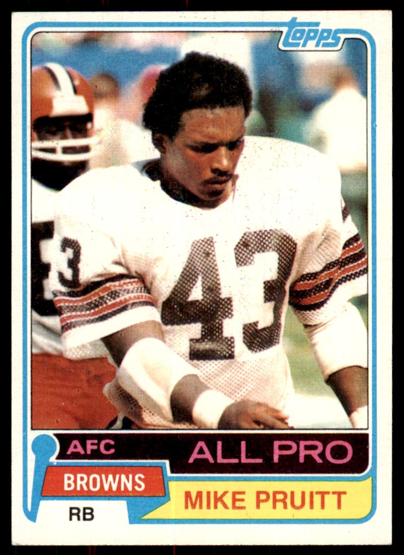 1981 TOPPS_ MIKE PRUITT CLEVELAND BROWNS #260