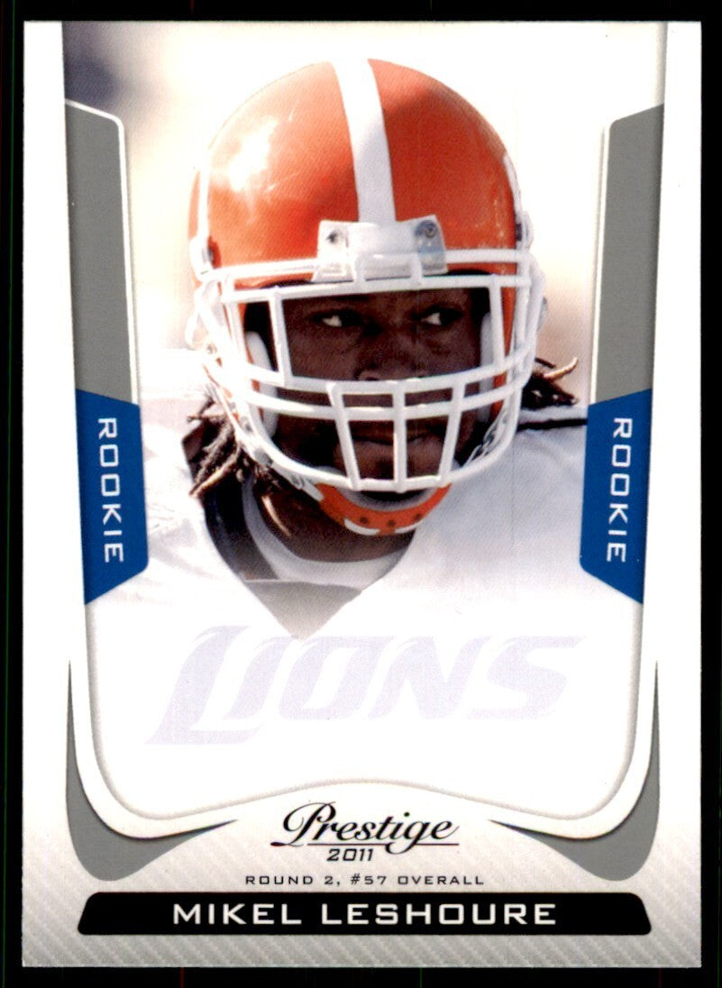 2011 Panini Prestige. Mikel Leshoure Football Cards #268