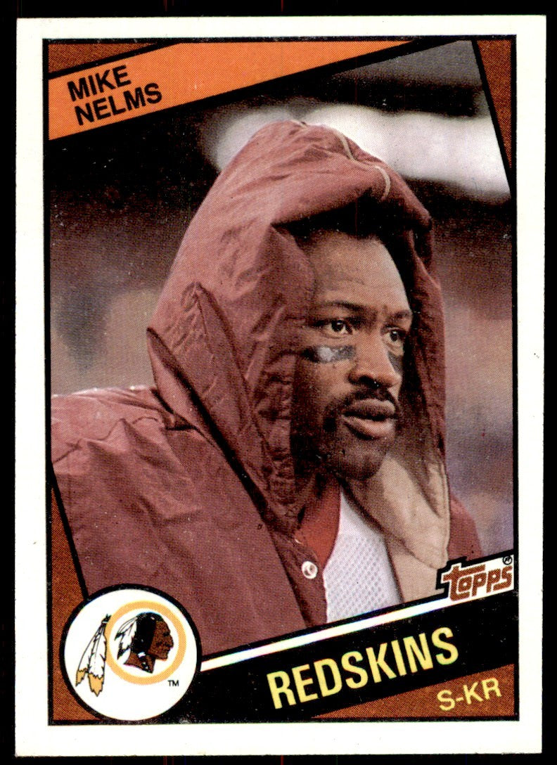 1984 TOPPS_ MIKE NELMS. WASHINGTON REDSKINS #387