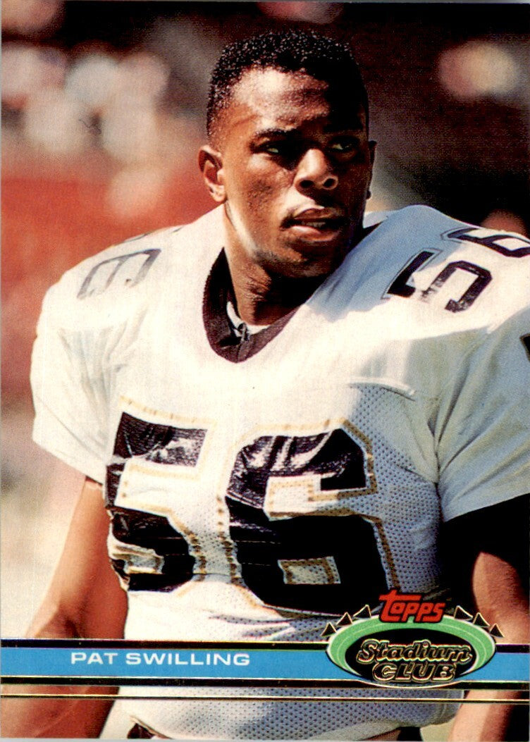 1991 Stadium Club Pat Swilling . New Orleans Saints #102