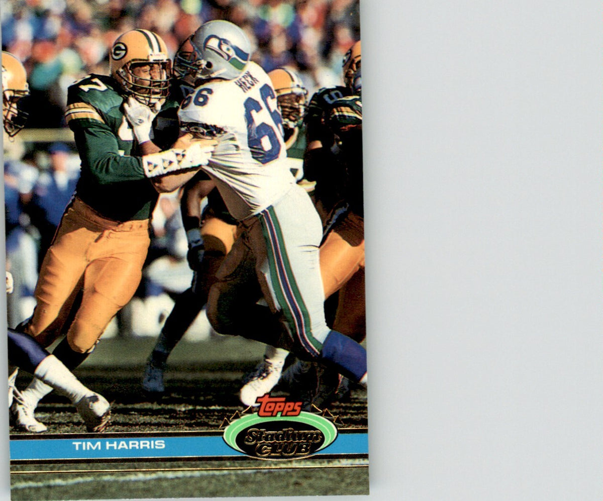 1991 Stadium Club Tim Harris . Green Bay Packers #285