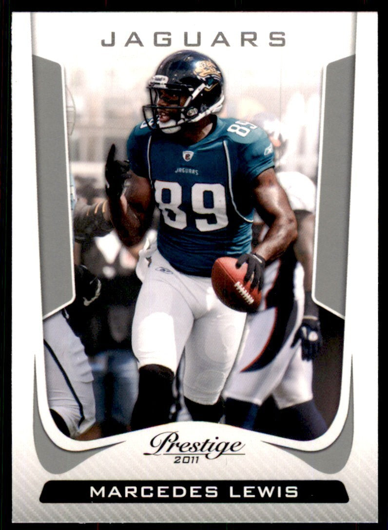 2011 Panini Prestige Marcedes Lewis A Football Cards #91