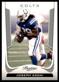 2011 Panini Prestige Joseph Addai Football Cards #87