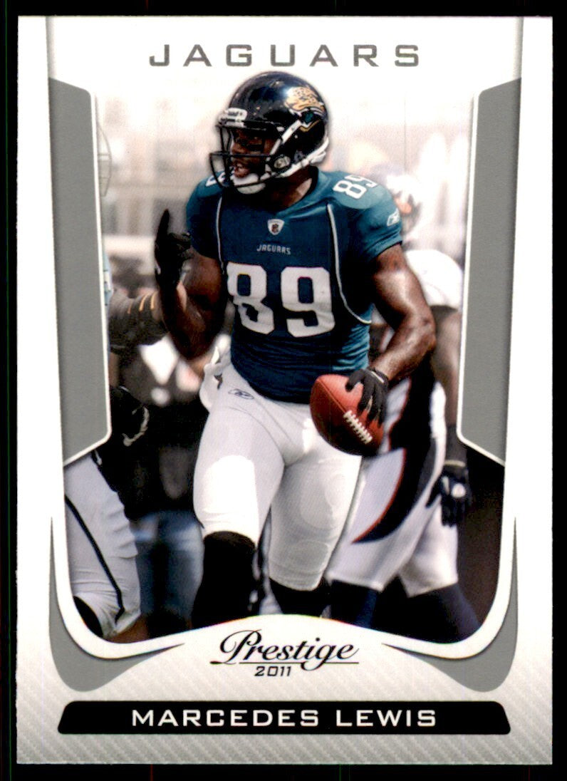 2011 Panini Prestige Marcedes Lewis Football Cards #91