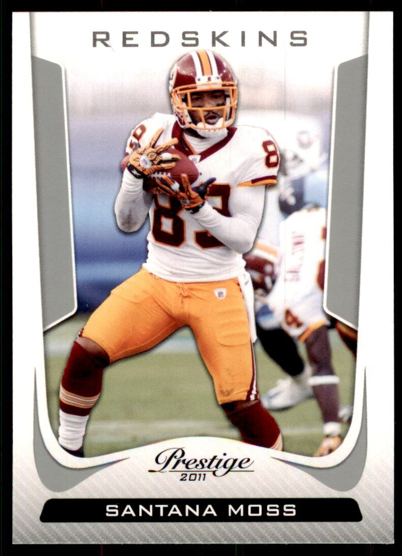 2011 Panini Prestige Santana Moss Football Cards #200