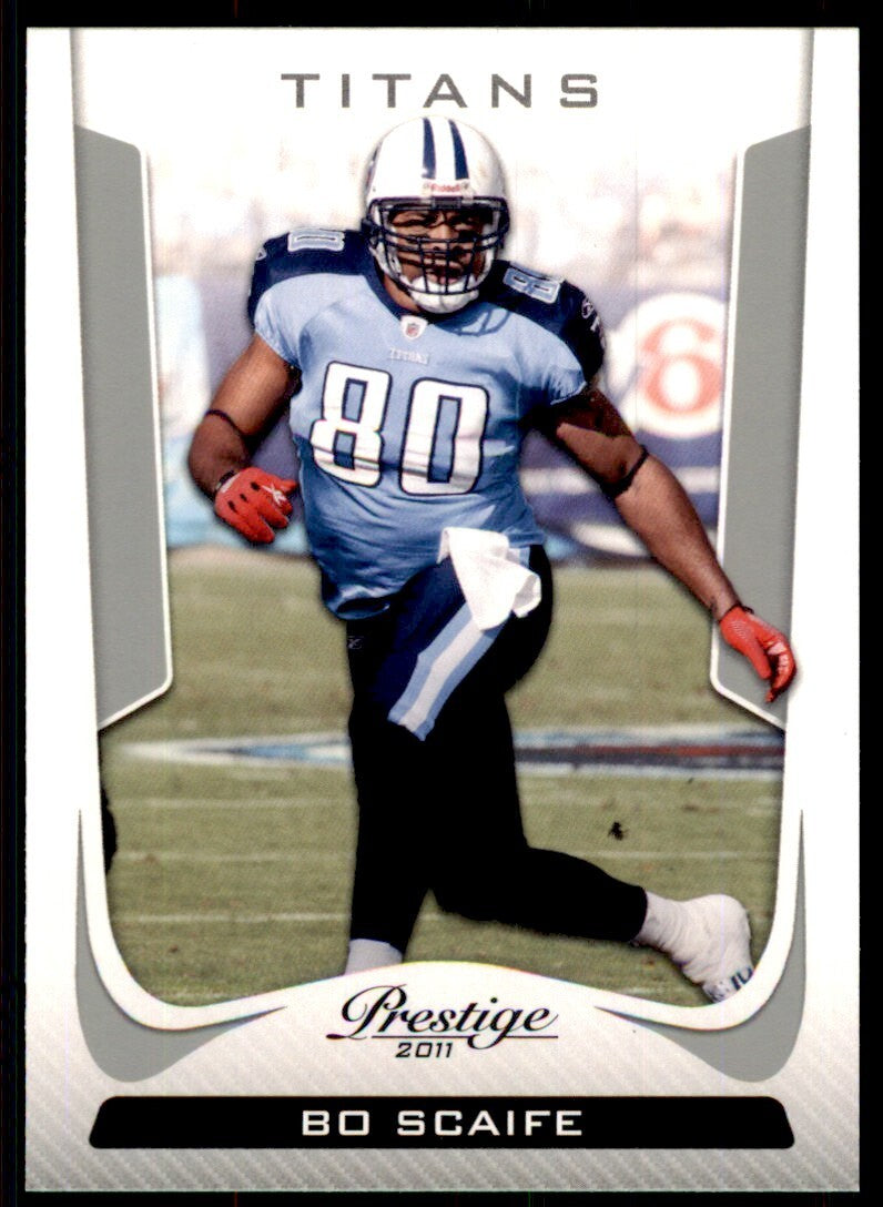 2011 Panini Prestige Bo Scaife Football Cards #190