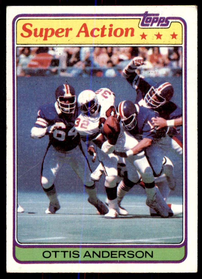 1981 TOPPS: OTTIS ANDERSON ST. LOUIS CARDINALS #12