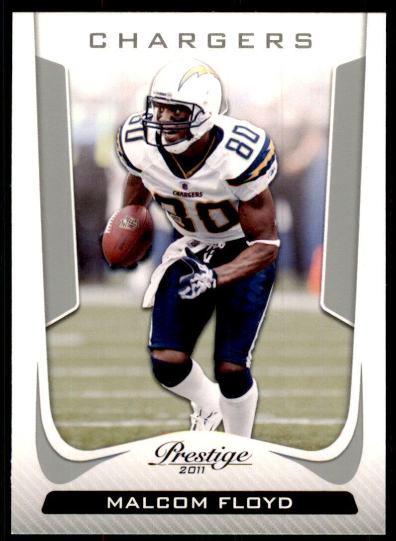 2011 Panini Prestige Malcom Floyd A Football Cards #163