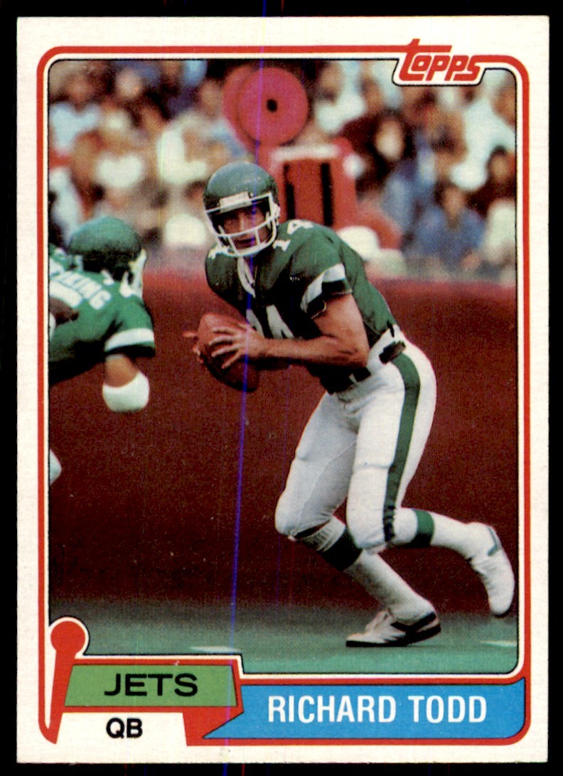 1981 TOPPS: RICHARD TODD NEW YORK JETS #315