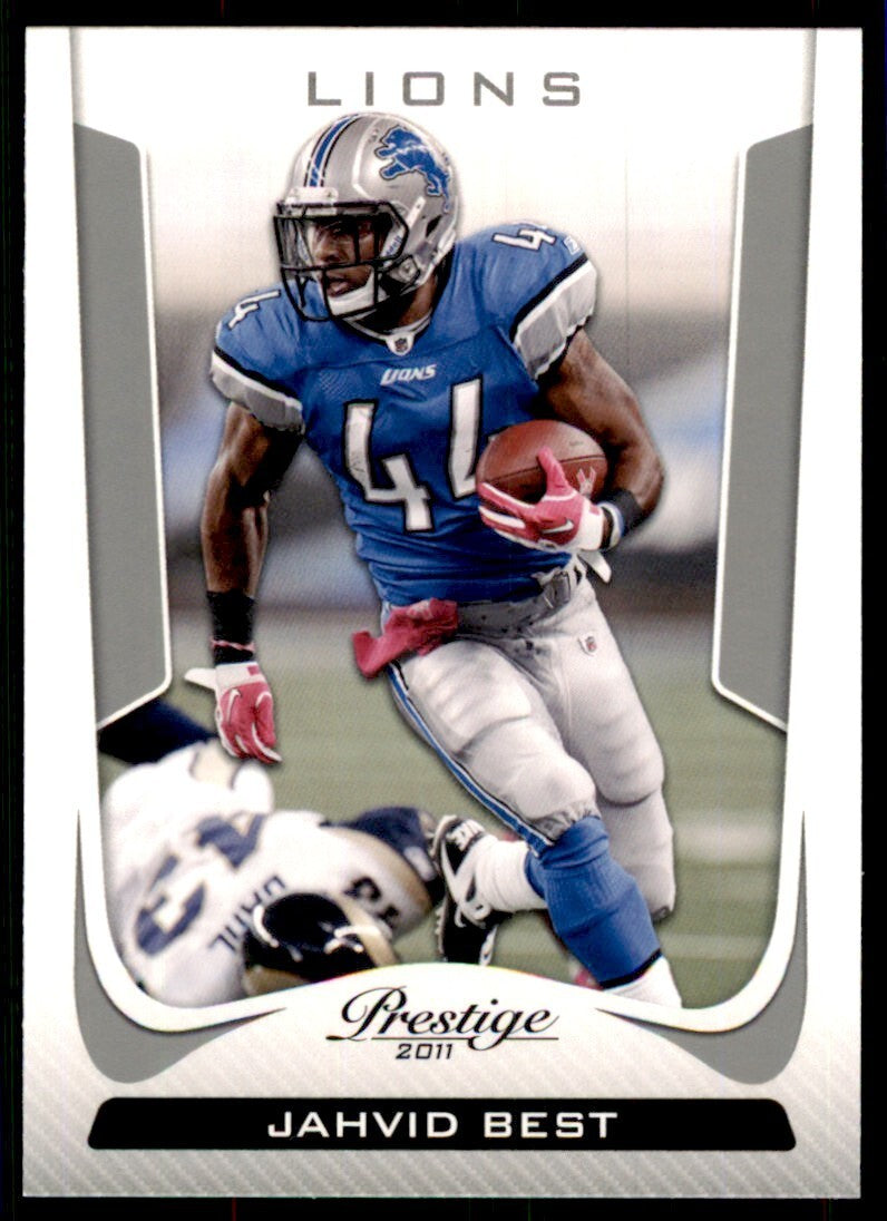 2011 Panini Prestige Jahvid Best Football Cards #66