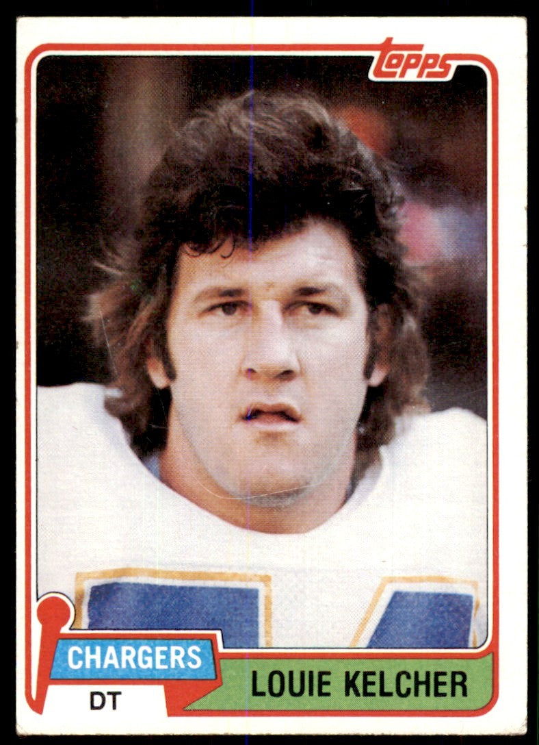 1981 TOPPS' LOUIE KELCHER SAN DIEGO CHARGERS #23