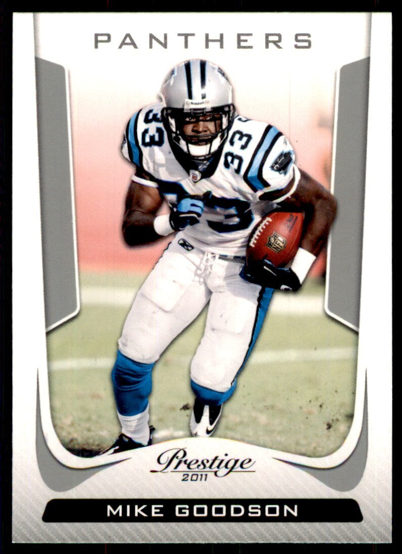 2011 Panini Prestige Mike Goodson Football Cards #27