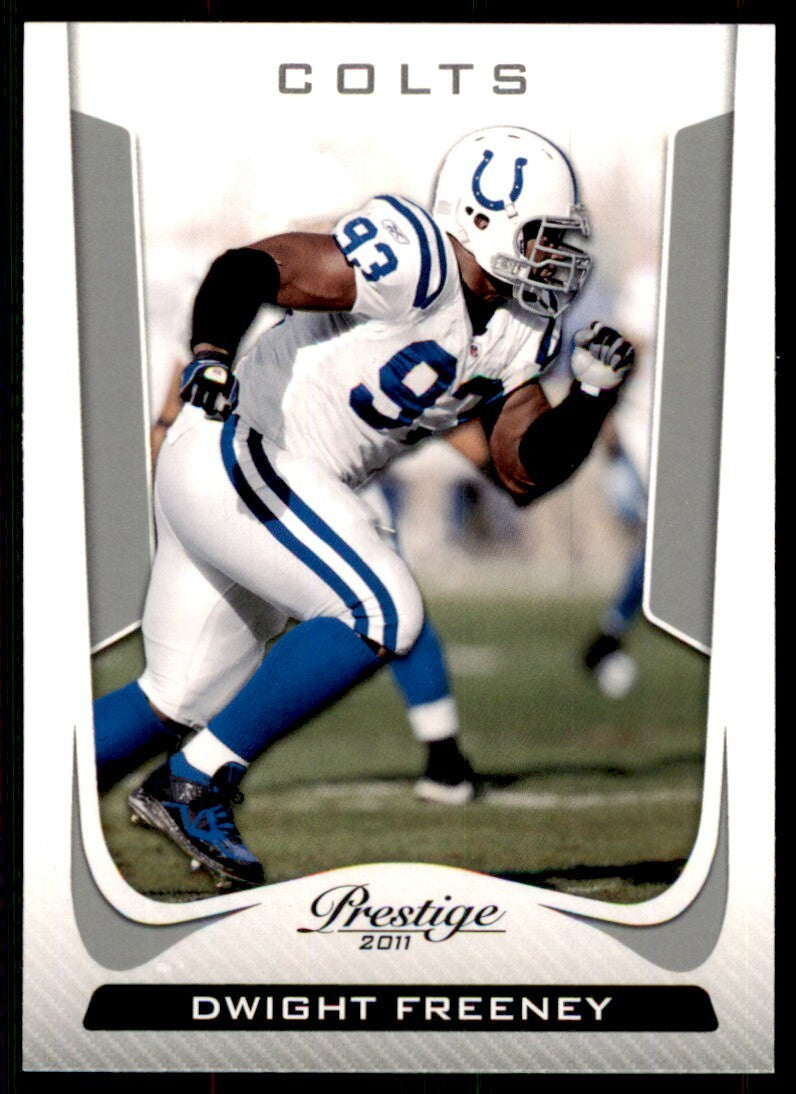 2011 Panini Prestige Dwight Freeney Football Cards #85