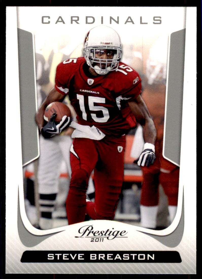2011 Panini Prestige Steve Breaston A Football Cards #4