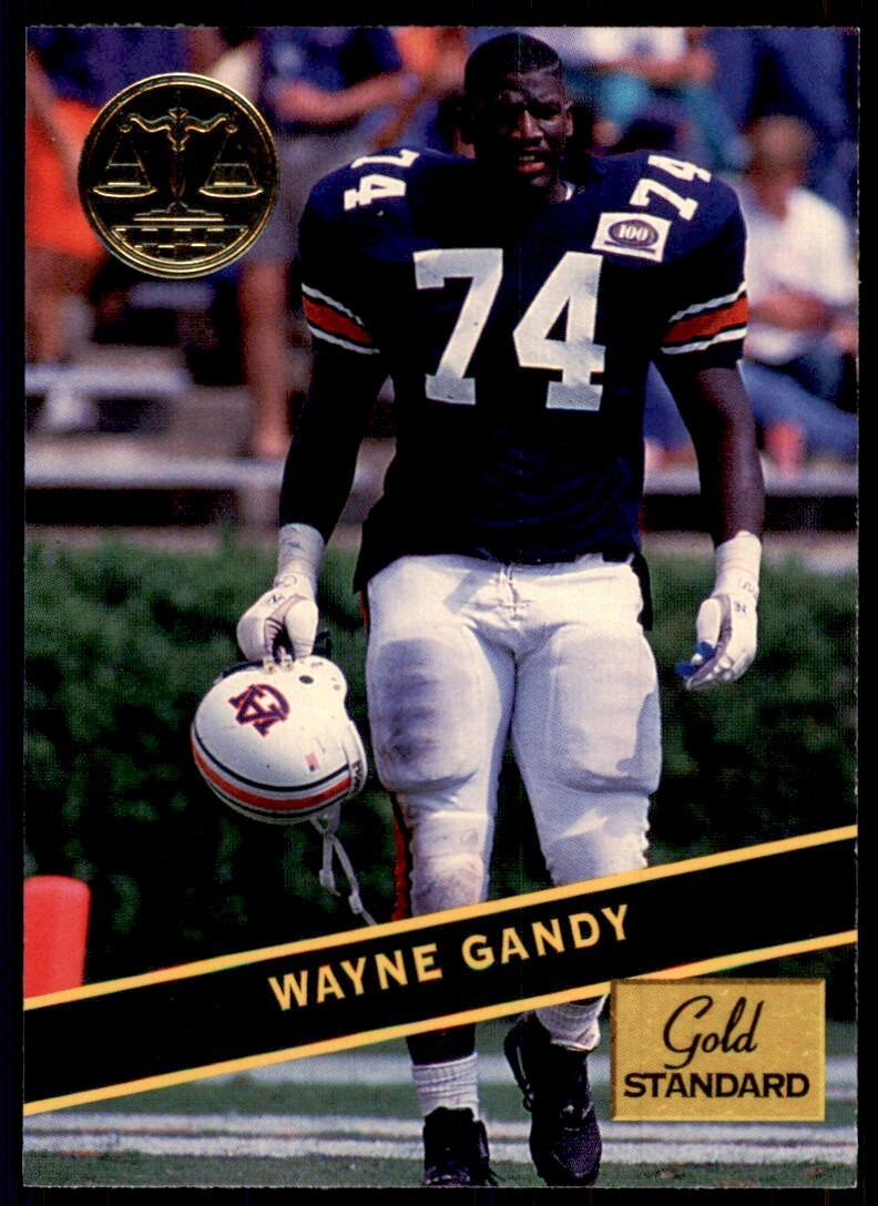 1994 Signature Rookies Wayne Gandy Football Cards #37