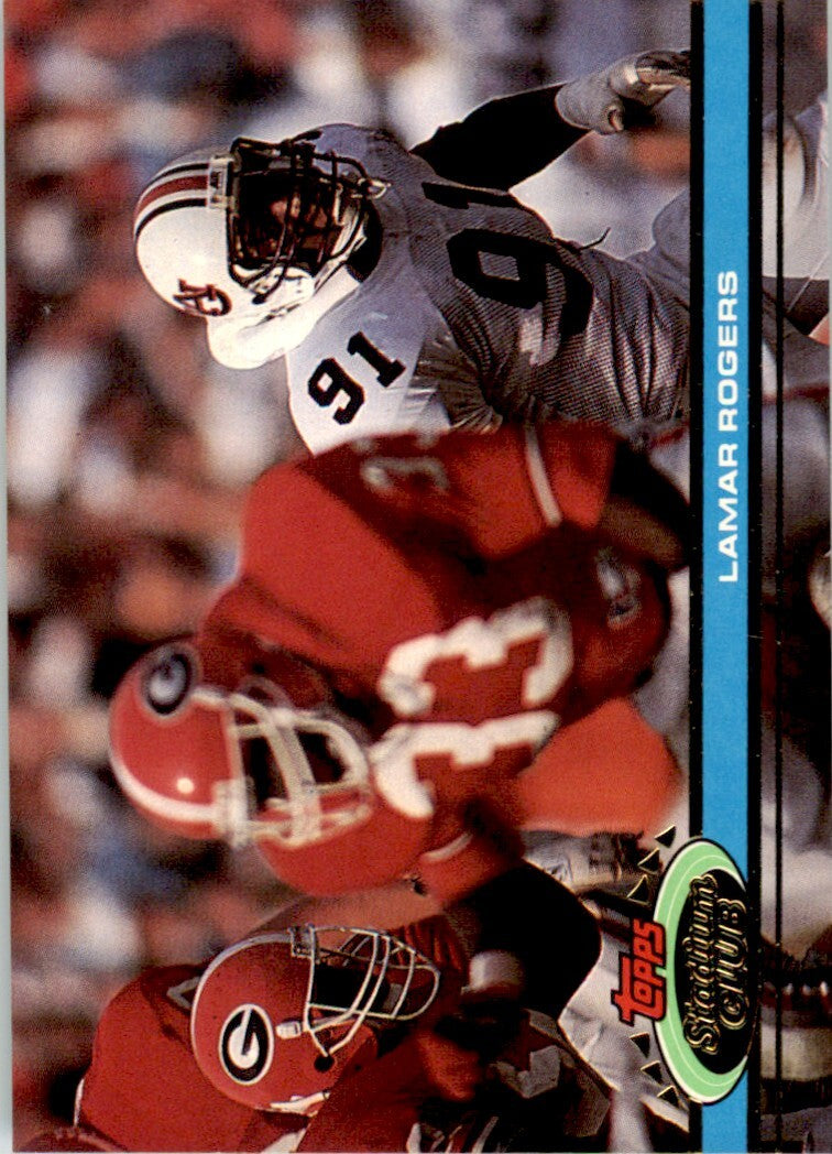 1991 Stadium Club Lamar Rogers Rookie . Cincinnati Bengals #493