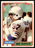 1981 TOPPS' MIKE REINFELDT* HOUSTON OILERS #491