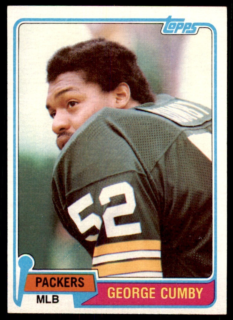 1981 TOPPS! GEORGE CUMBY GREEN BAY PACKERS #228