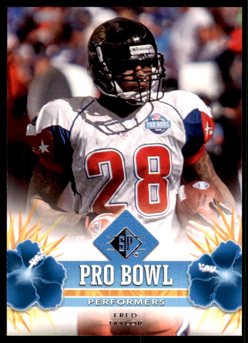 2008 SP Authentic Football Card Fred Taylor A Jacksonville Jaguars #PBP-22