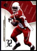 2008 SP Authentic Football Card Edgerrin James Arizona Cardinals #90