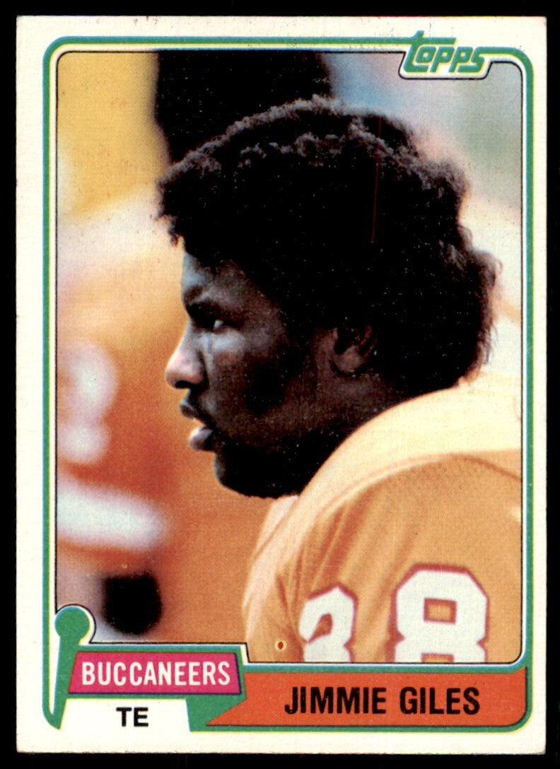 1981 *TOPPS JIMMIE GILES TAMPA BAY BUCCANEERS #293
