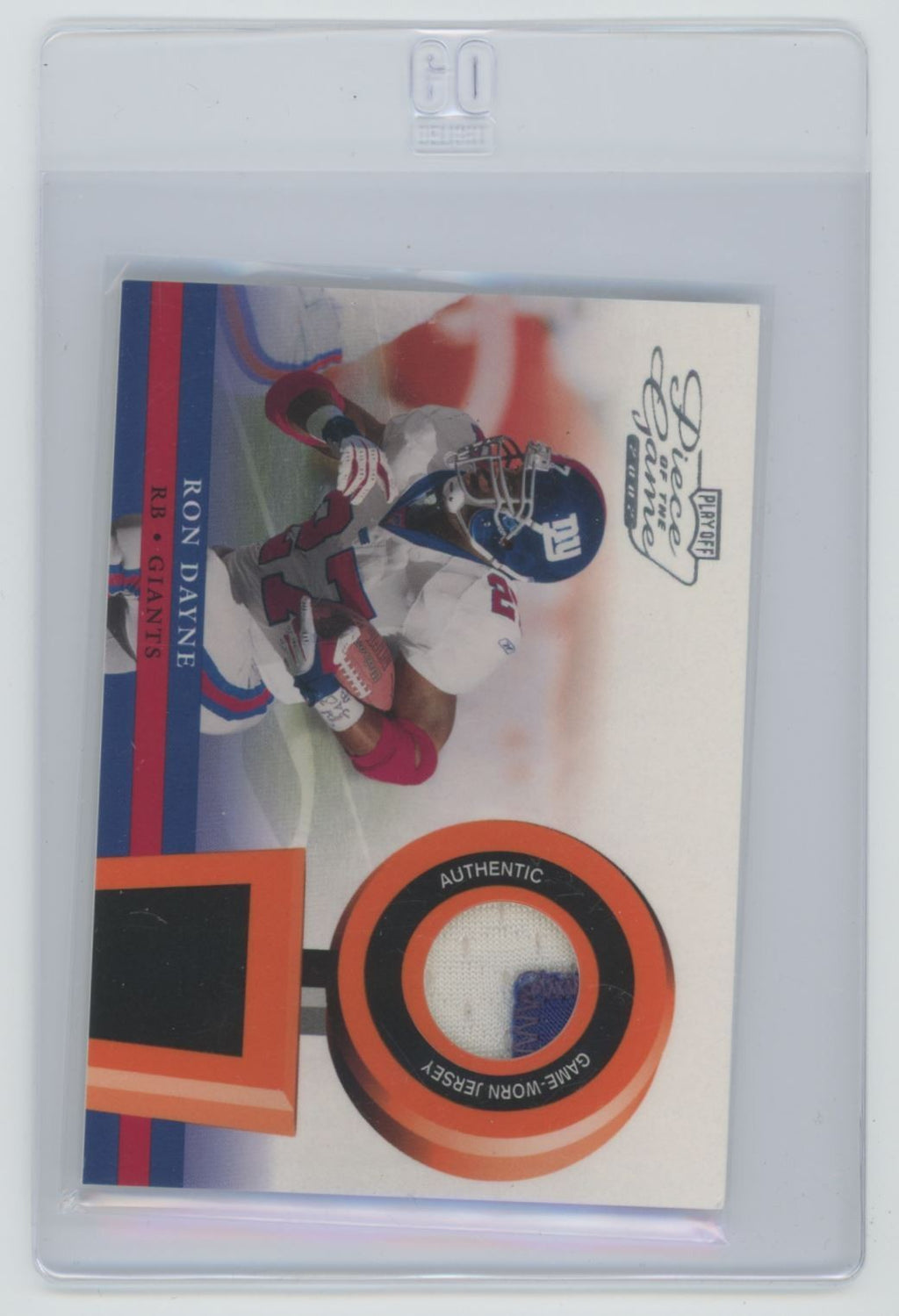 2002 Playoff Piece of the Game Ron Dayne New York Giants #POG-45