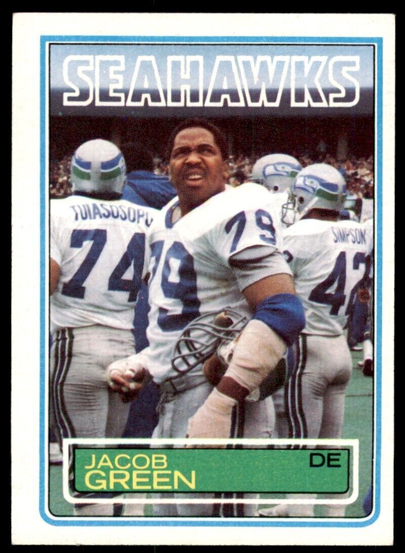1983 TOPPS JACOB GREEN SEATTLE SEAHAWKS #385