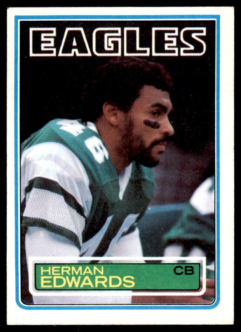 1983 TOPPS HERMAN EDWARDS PHILADELPHIA EAGLES #138
