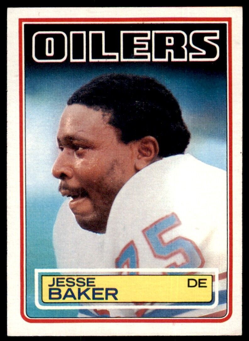 1983 TOPPS JESSE BAKER HOUSTON OILERS #273