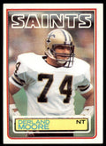 1983 TOPPS DERLAND MOORE NEW ORLEANS SAINTS #116