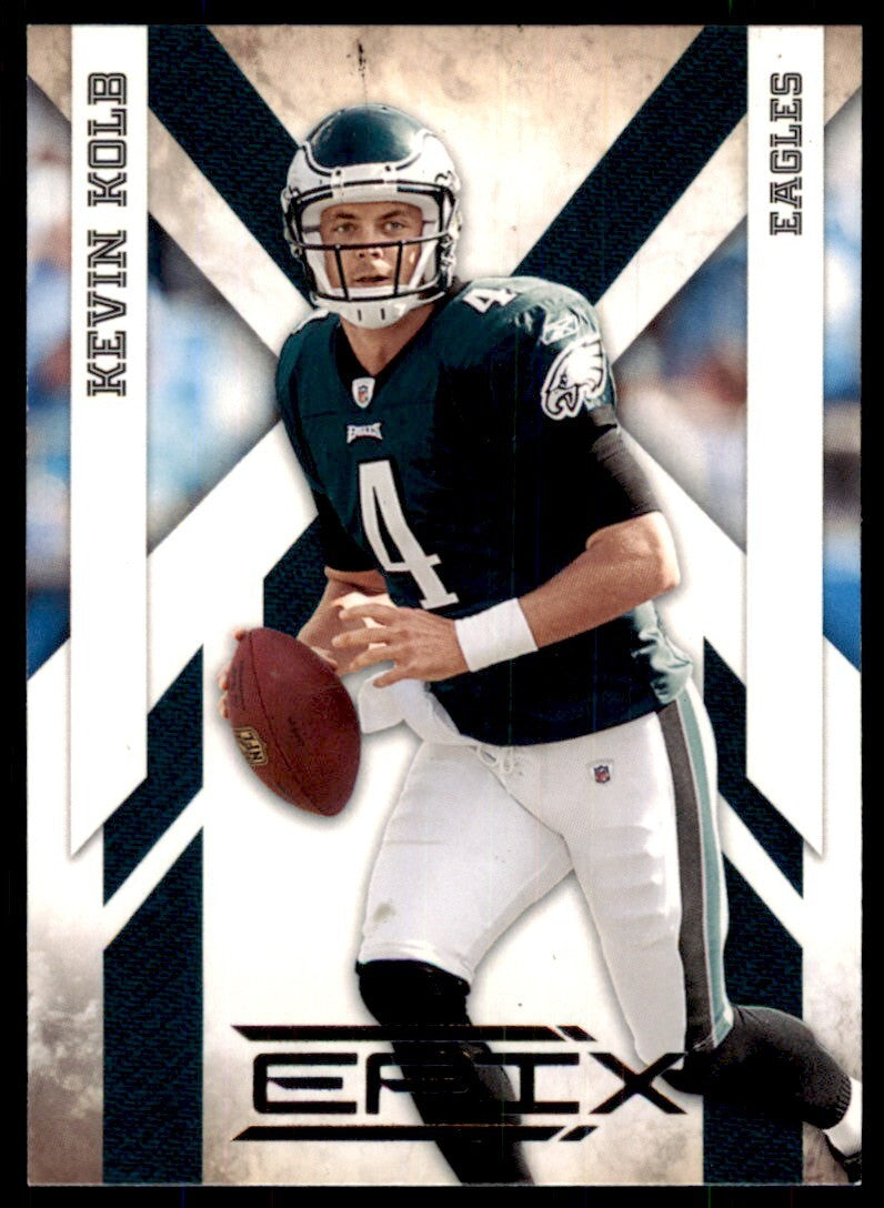 2010 Panini Epix Football Card Kevin Kolb Philadelphia Eagles #74