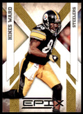 2010 Panini Epix Football Card Hines Ward Pittsburgh Steelers #77