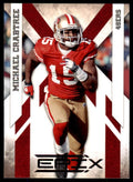 2010 Panini Epix Football Card Michael Crabtree San Francisco 49ers #84