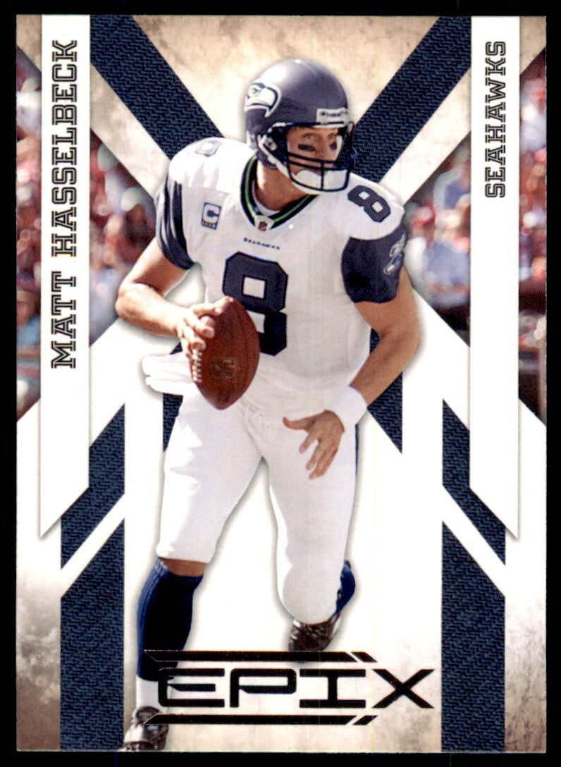 2010 Panini Epix Football Card Matt Hasselbeck Seattle Seahawks #87