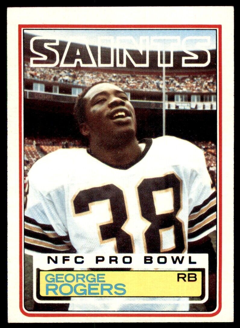 1983 TOPPS GEORGE ROGERS NEW ORLEANS SAINTS #117