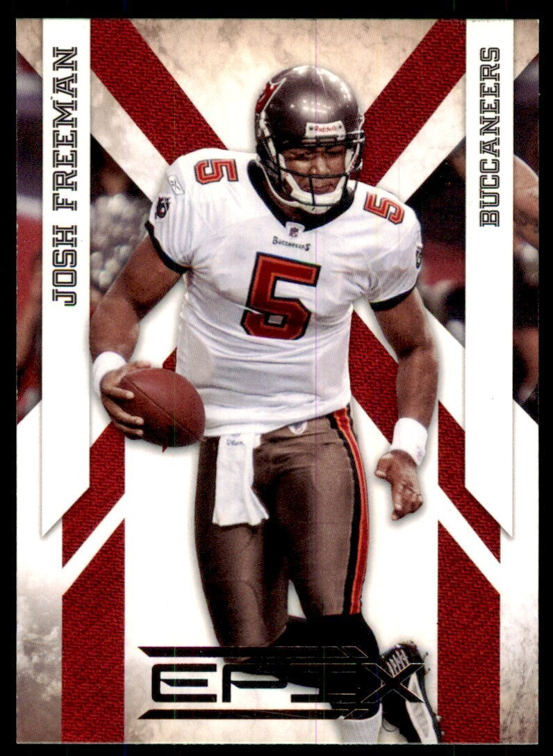 2010 Panini Epix Football Card Josh Freeman Tampa Bay Buccaneers #93