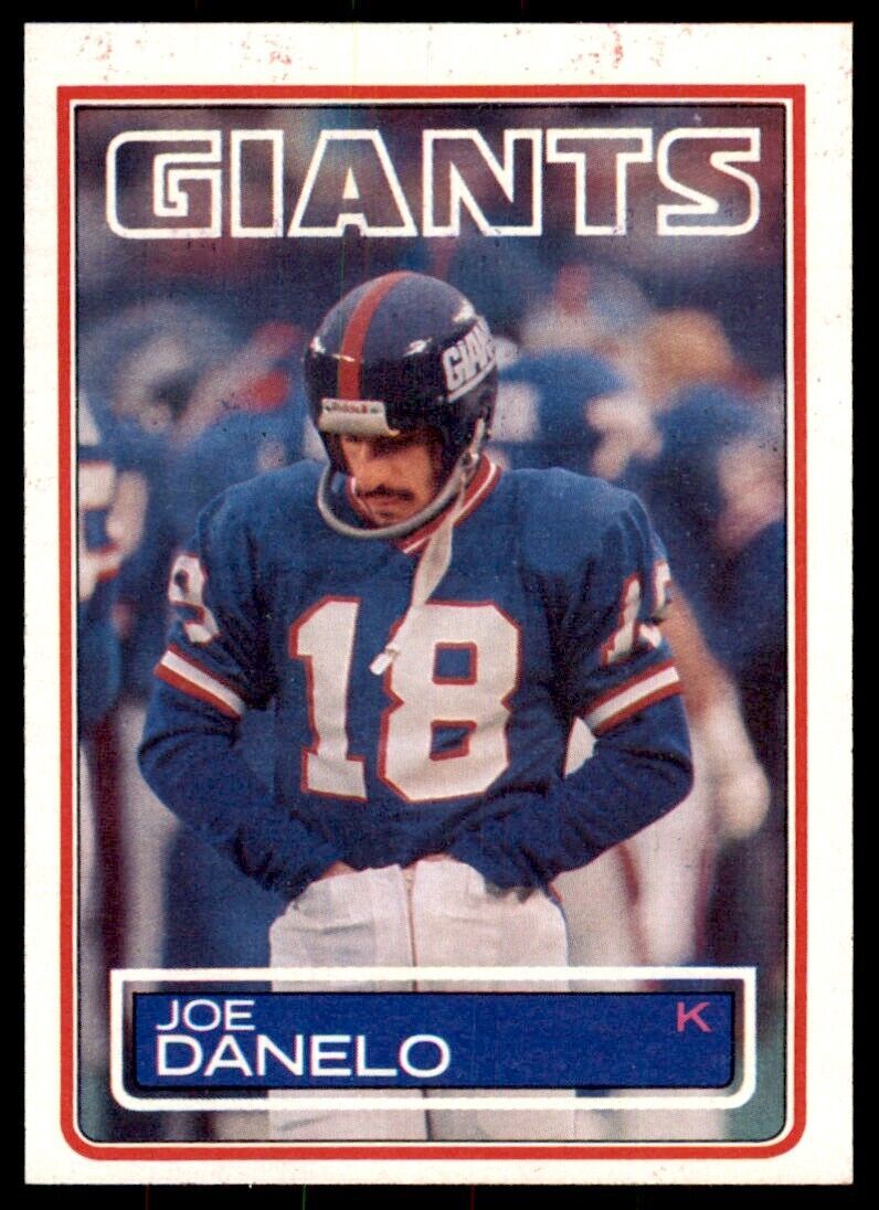 1983 TOPPS^ JOE DANELO NEW YORK GIANTS #124