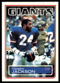1983 TOPPS^ TERRY JACKSON NEW YORK GIANTS #127