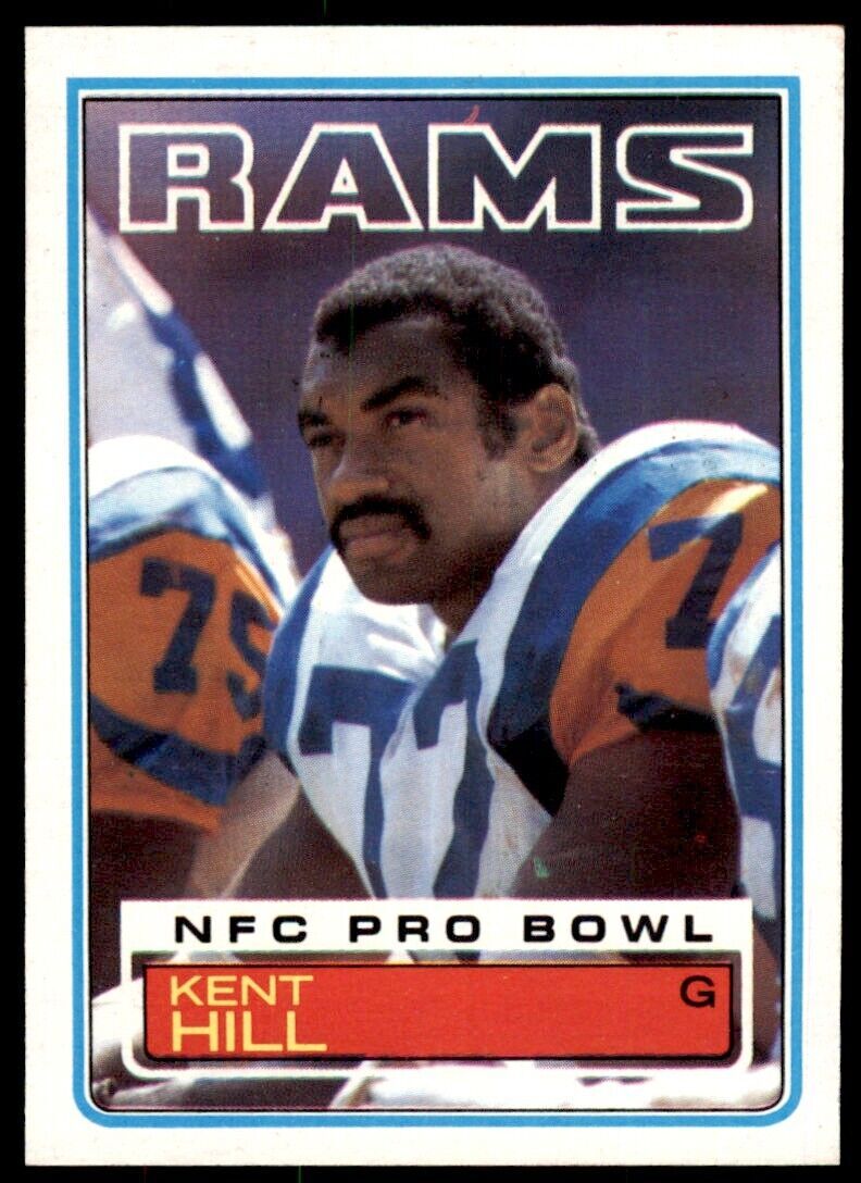 1983 TOPPS^ KENT HILL LOS ANGELES RAMS #92
