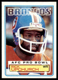 1983 TOPPS^ RICK UPCHURCH DENVER BRONCOS #268