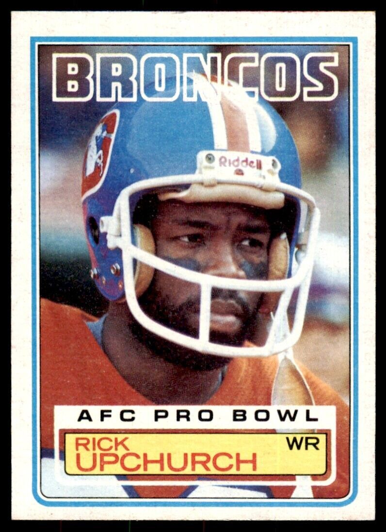 1983 TOPPS^ RICK UPCHURCH DENVER BRONCOS #268