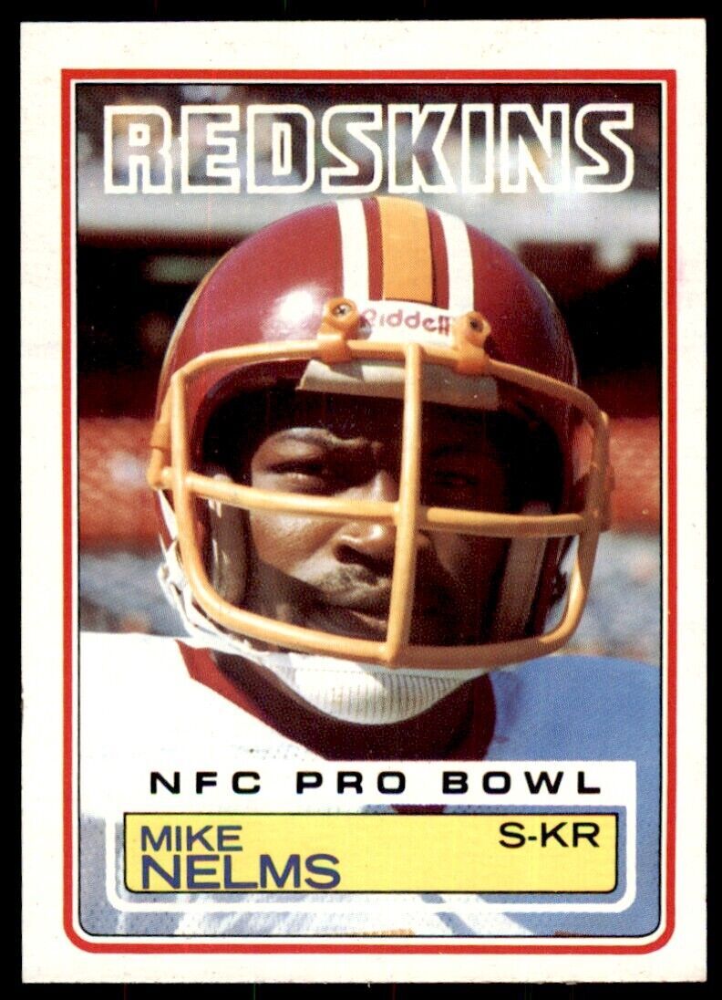 1983 Topps+ Mike Nelms Washington Redskins #195
