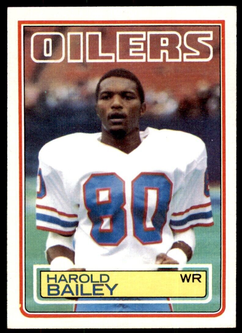 1983 TOPPS+ HAROLD BAILEY HOUSTON OILERS #272